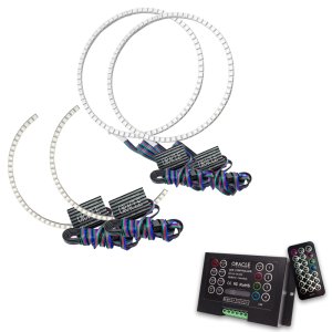 Toyota Tundra Headlight Halo Kit - ORACLE Lighting - Dual Halo w/ 2.0 Controller - ColorSHIFT - `14-`17